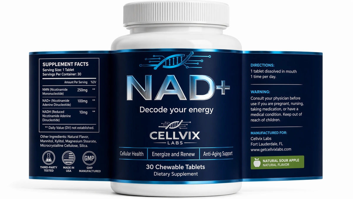 Cellvix Labs NAD⁺ Dissolvable Tablets — Sour Apple
