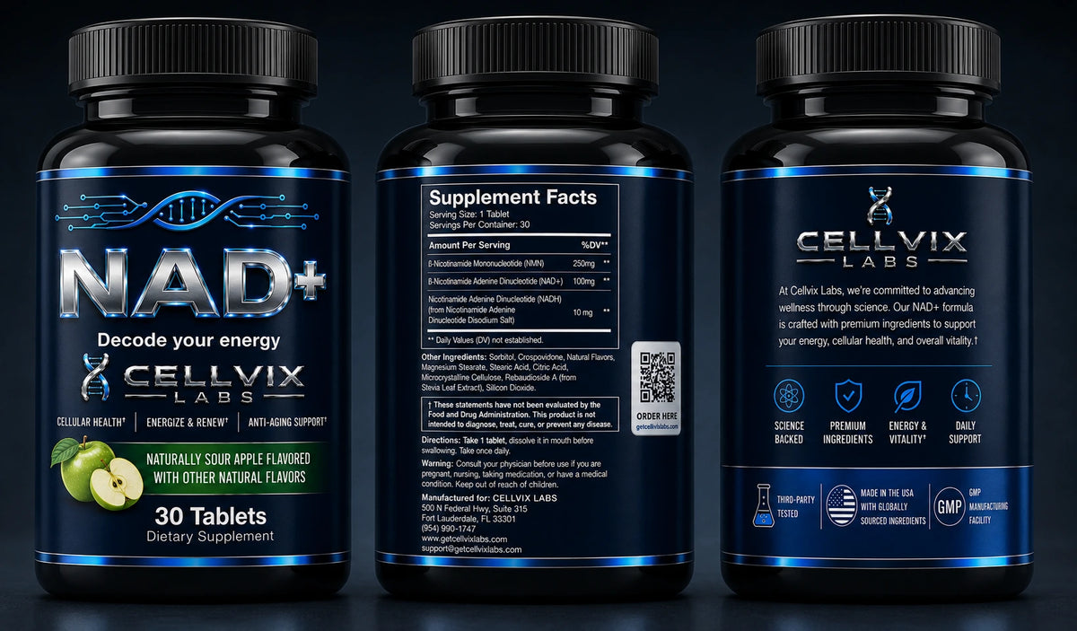 Cellvix Labs NAD⁺ Dissolvable Tablets — Sour Apple
